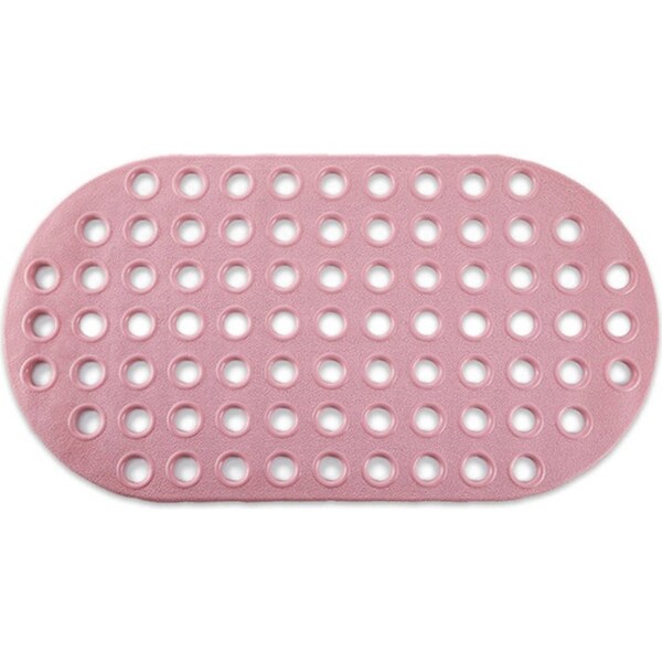 Catzon Soft Bathtub and Shower Mat Non Slip with Drain Holes-Pink