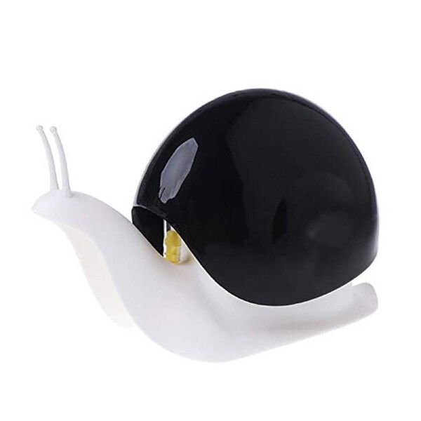 Catzon Cute Snail Soap Dispenser for Kitchen Bathroom Accessories-Black