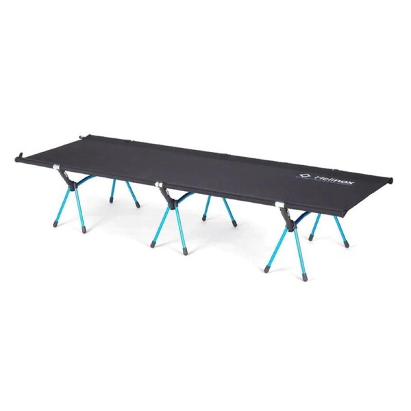 Helinox High Cot One Black with Cyan Blue Frame - Long