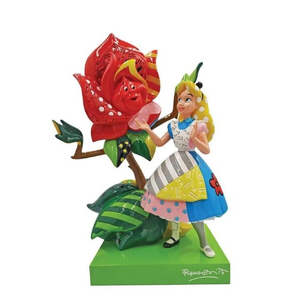 Disney Britto Alice In Wonderland 70th Anniversary Large Figurine