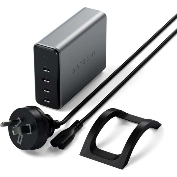 Satechi 165W USB-C 4-Port PD GaN Charger For MacBook Pro/iPad/iPhone 11/12/13