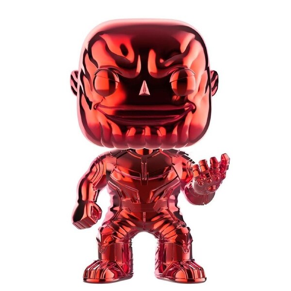 Pop! Funko 10cm Avengers 3 Thanos Red Chrome Figure Vinyl Collectables Kids 3y+