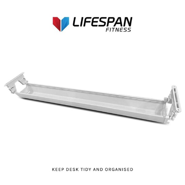 Lifespan Fitness ErgoDesk Height Adjustable Under Desk Cable Management Tray (100cm)