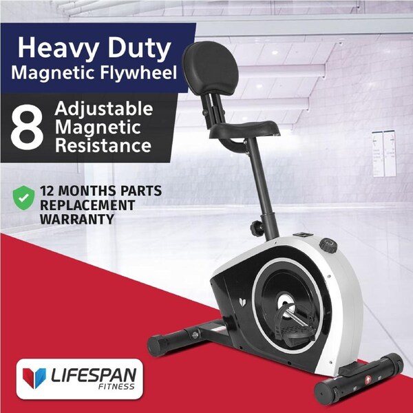 Lifespan Fitness Cyclestation3 Mini Exercise Bike Under Desk Work & Cycle Station with 8 Magnetic Resistance Levels