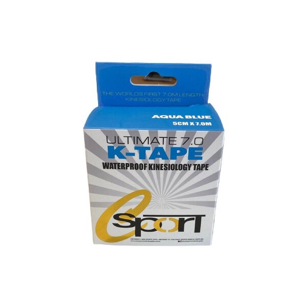 CSPORT Ultimate KTape -7M Roll - Blue
