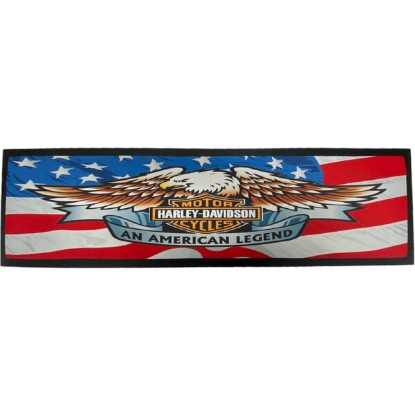 Harley Davidson American Legend Bar Runner Mat