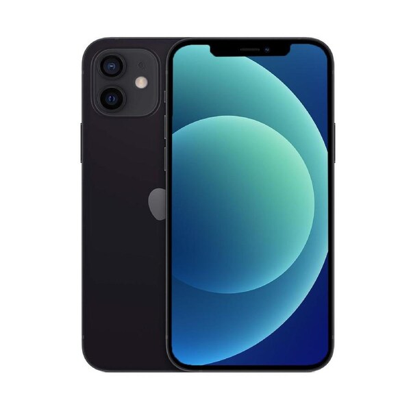 (Refurbished) Apple iPhone 12 64GB Black (Good Condition)