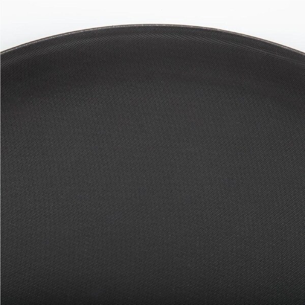 EDLP Olympia Kristallon Round Tray Black Anti-Slip Plastic - 406mm 16"