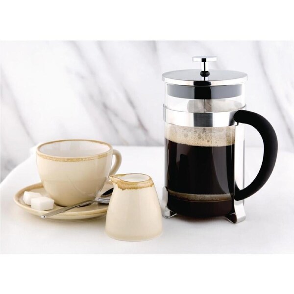 Olympia Contemporary Cafetiere St/St - 6 cup 800ml