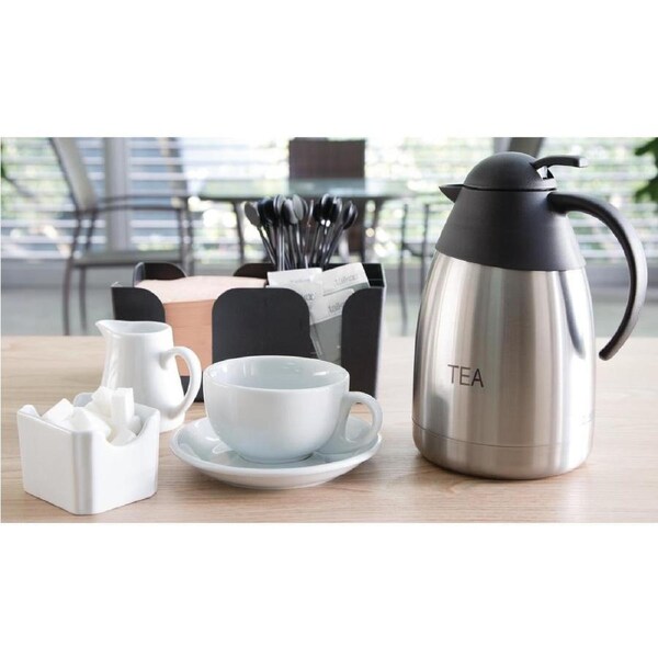 Olympia Vacuum Jug St/St Domed Lid - 1.5Ltr 'TEA'