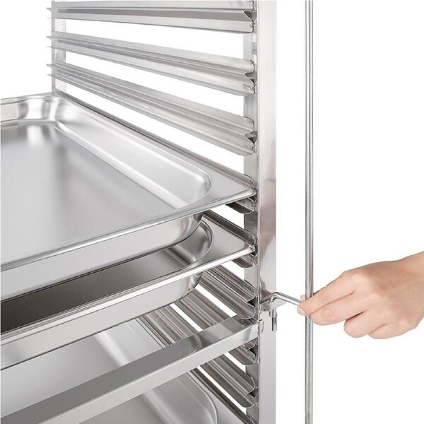 Vogue Gastronorm 2/1 Racking Trolley (15 Level)