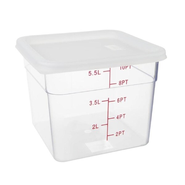 Hygiplas Square White Lid to fit - 5.5/7Ltr