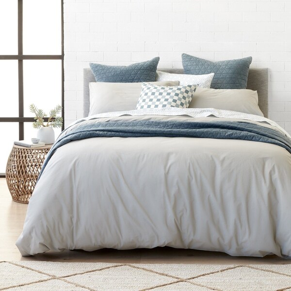Alex Liddy Edit Quilt Cover 140X210cm - Pebble - Single
