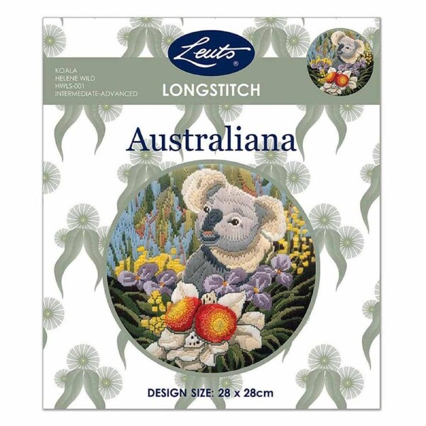 Helene Wild Australian Long Stitch Kit Koala Incl Threads