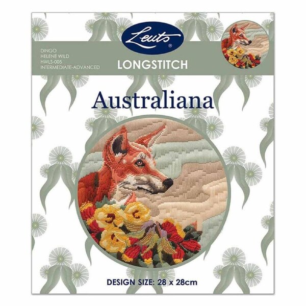 Helene Wild Australian Long Stitch Kit Dingo Incl Threads