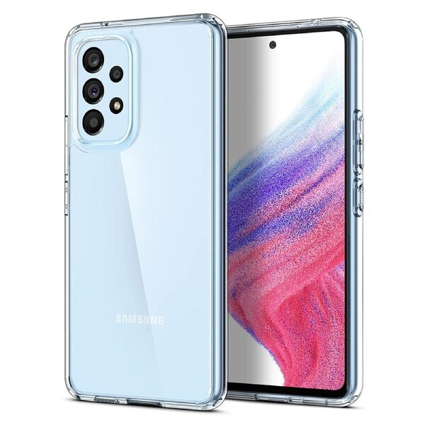 Samsung Galaxy A53 5G Premium Slim Crystal Clear TPU Gel Back Case by MEZON – Shock Absorption, Wireless Charging Compatible (Galaxy A53 5G, Gel)