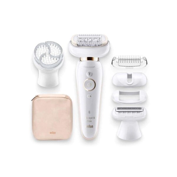 Braun Silk-epil 9 Flex 9030 Wet & Dry Epilator 6 extras SES9030