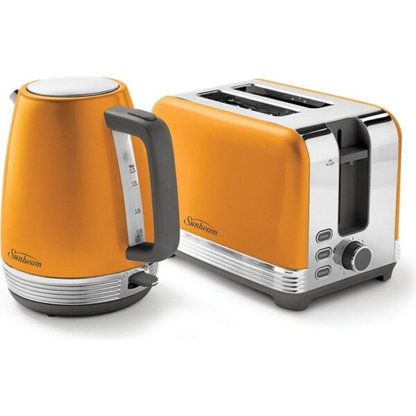 Sunbeam The Chic Collection Breakfast Toaster Kettle Yellow PUM3510YE