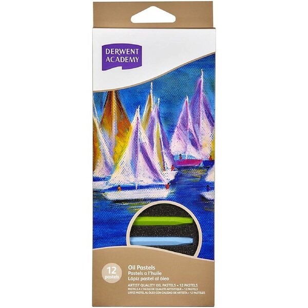 2 x Derwent Artist Quality Oil Pastels 12 Pack