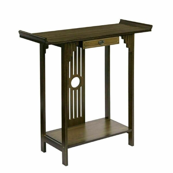 Elegant Wooden Hallway Console Table with Drawers - Perfect Entryway Piece