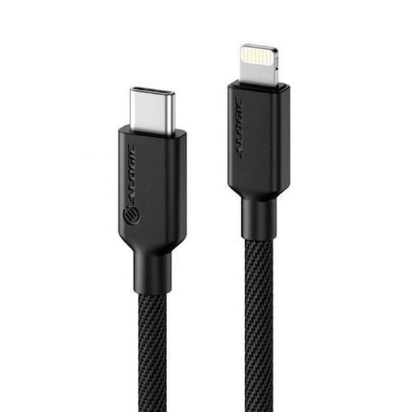 Alogic Elements Pro 1m USB-C to Lightning Charging Cable MFI Certified - Black [ELPC8P01-BK]