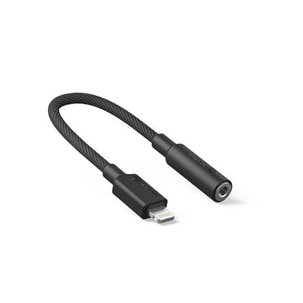 Alogic Elements Pro 6cm Lightning to 3.5 Audio Adapter Converter - Black [ELP8P35A-BK]