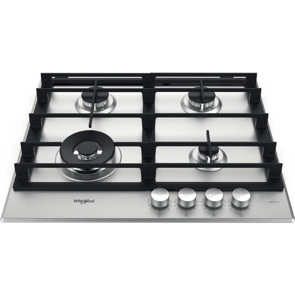 Whirlpool 60cm 4 Burner Stainless Steel Gas Cooktop (GMWL628IXLAUS)