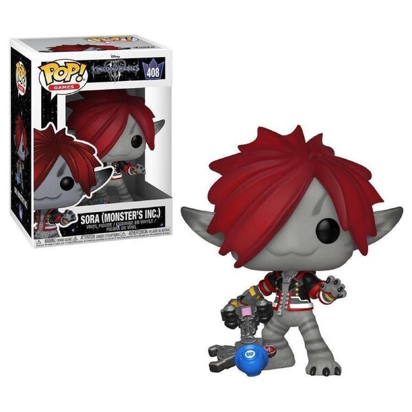 Pop! Funko 10cm Figurine Kingdom Hearts 3 Sora Monsters Inc #408 Collectable 3+