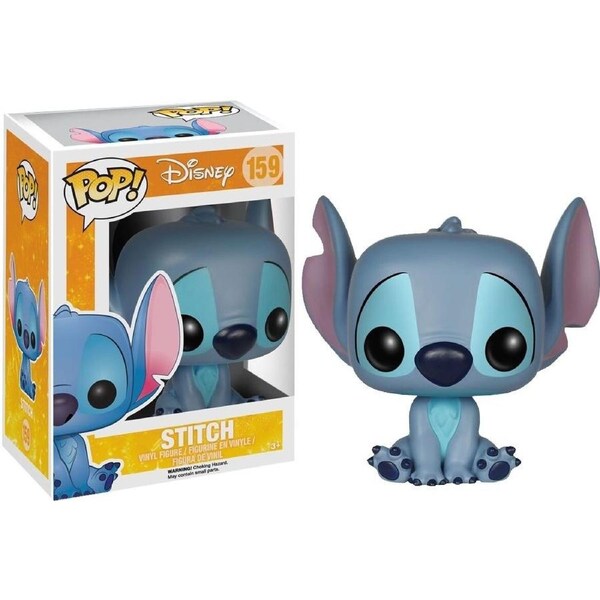Pop! Funko Vinyl Figurine Lilo & Stitch Stitch Seated #159 Collectable Toy 3+