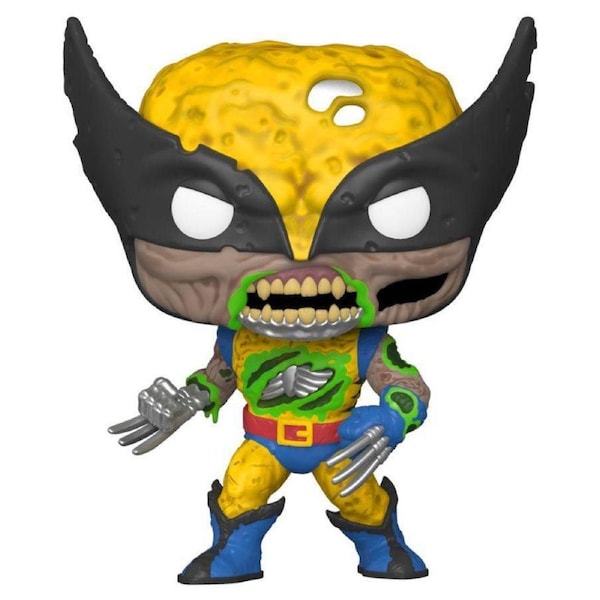 Pop! Funko 10cm Vinyl Figurine Marvel Zombies Wolverine #662 Collectable Toy 3y+