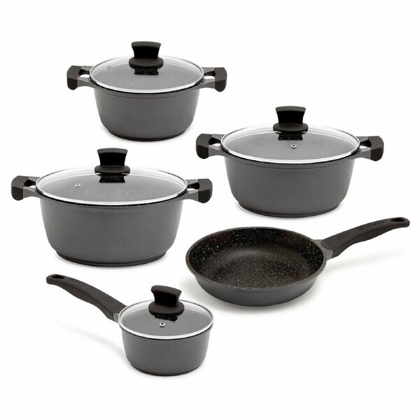 Westinghouse 5-Piece Pot and Pan Set - Stainless Steel