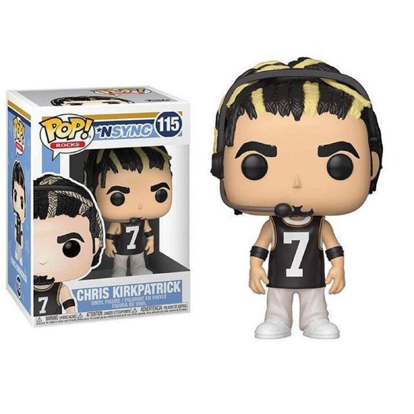 Pop! Funko 10cm Figurine NSYNC Chris Kirkpatrick #115 Collectable Vinyl Toy 3y+