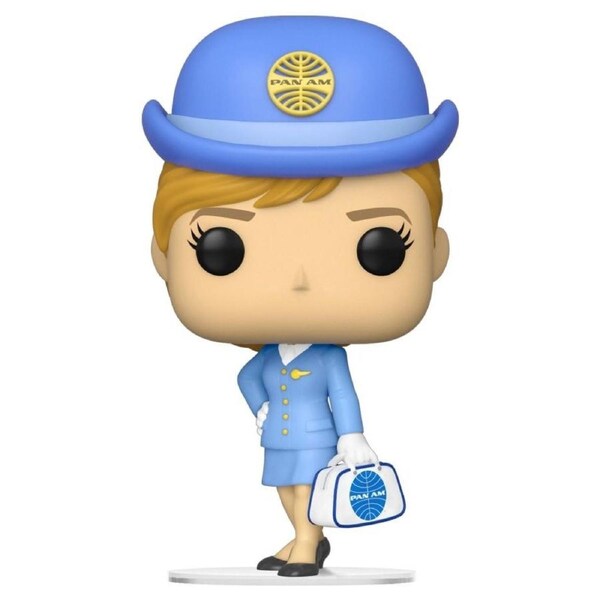 Pop! Funko Figurine Pan Am Stewardess w/White Bag #142 Collectable Vinyl Toy 3+