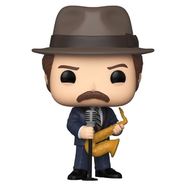 Pop! Funko 10cm Figurine Parks & Rec Duke Silver Collectable Vinyl Kids Toy 3y+