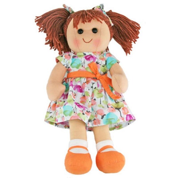 Hopscotch Lovely Soft Rag Doll OLIVIA Girl Dressed Doll Large 35cm