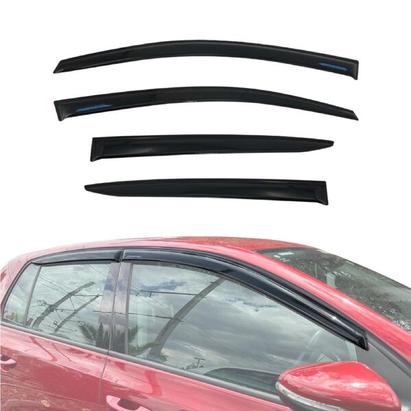 Luxury Weather Shields for Volkswagen Golf 6th Gen MK6 2009-2013