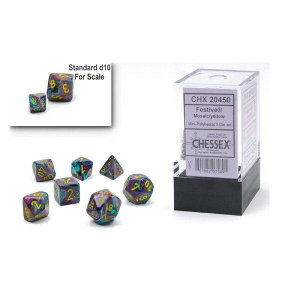 CHX 20450 Festive Mini Mosaic/Yellow 7-Die Set