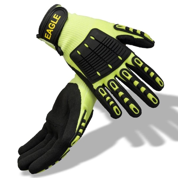2pcs Eagle Industrial Cut 5 Level Impact Gloves Cut and Puncture Resistant