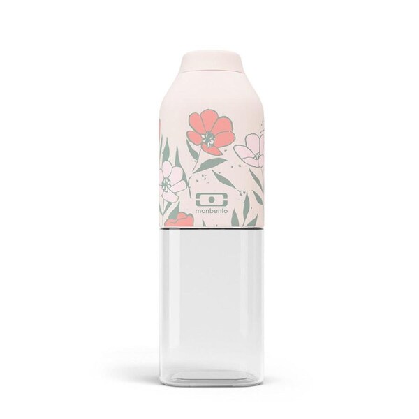 Monbento Positive M Graphic 500ml Water Bottle - Bloom