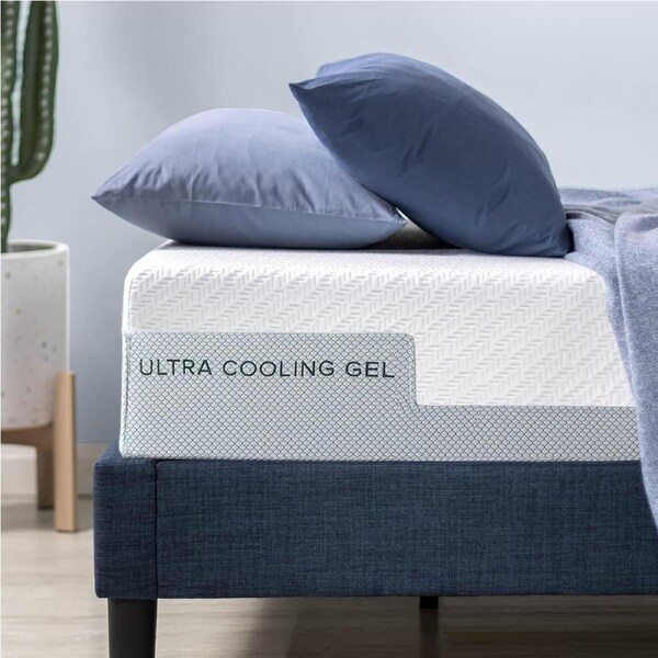 Zinus 20cm Ultra Cool Green Tea Memory Foam Cooling Mattress Double