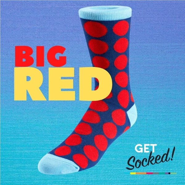 Big Red - Bamboo Socks