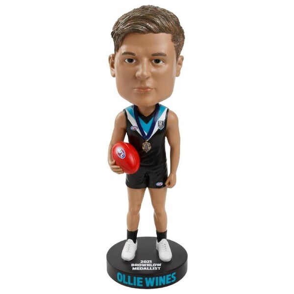 Port Adelaide Power Ollie Wines Brownlow LARGE AFL Bobblehead Collectible Bobble Head Statue