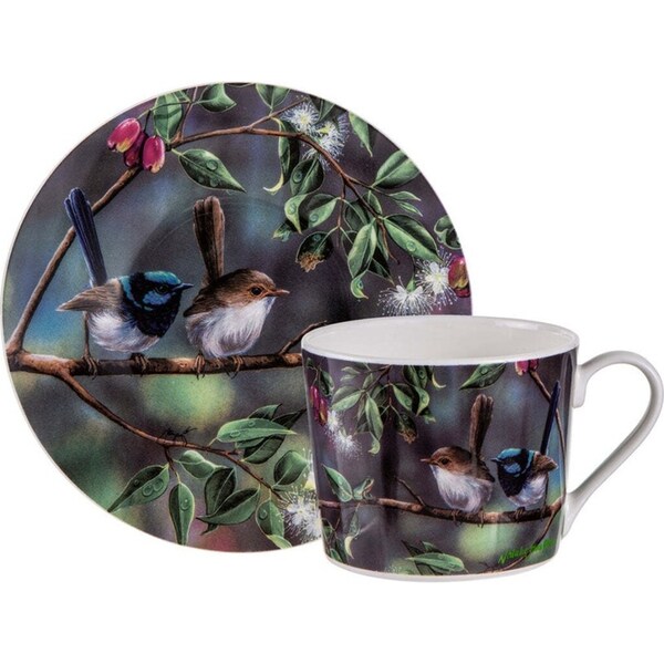 Ashdene 250ml Australian Wren Pleasant Company Hot Tea Cup/Saucer Drinking Mug