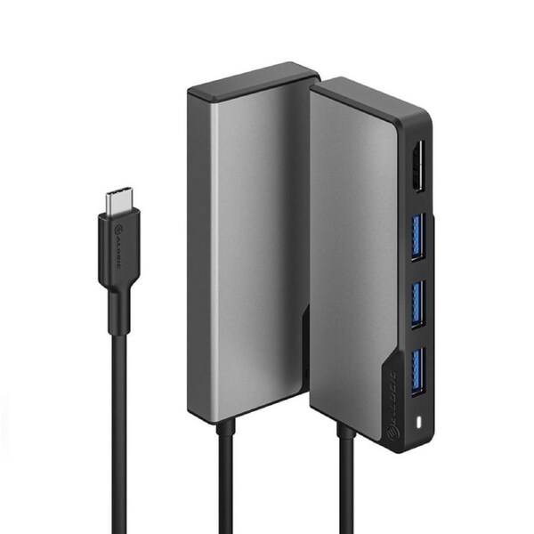 Alogic USB-C Fusion CORE 5-in-1 HDMI & USB Hub 1x HDMI@4K@60Hz 3x USB-A 1x USB-C [UCFUHDV2-SGR]