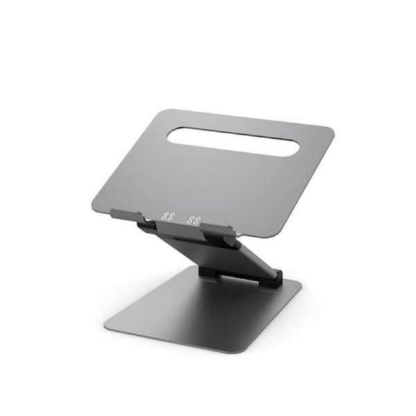 Alogic ElitePlus Adjustable Laptop Riser - Space Grey, Universally Compatible [EPALR-SGR]