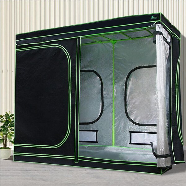 280x140x200CM Green Fingers Grow Tent Light Kit LED 2000W Full Spectrum 6" Vent
