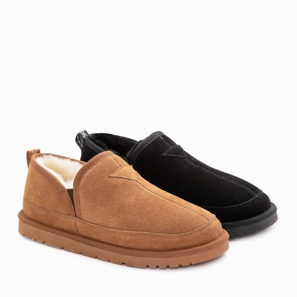 Ugg Slippers Premium Sheepskin Men's Alder Slipper Suede Ozwear Ugg EU42 / AU9M / 273mm / CHESTNUT