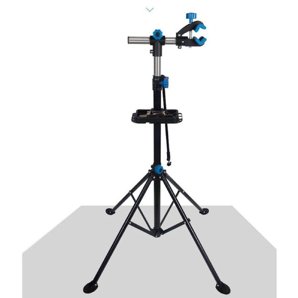 Bike Repair Work Stand with Bonus Tool Tray for Home Road Mountain Bicycle
