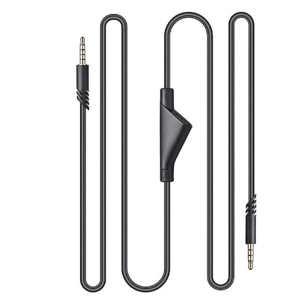 Replacement Cable for ASTRO A10/A40 Gaming Headset Audio Mute Cable Aux Cord 2M 3.5mm