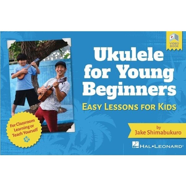 Ukulele for Young Beginners Book by Hal Leonard - 16 Pages with Online Video Lessons